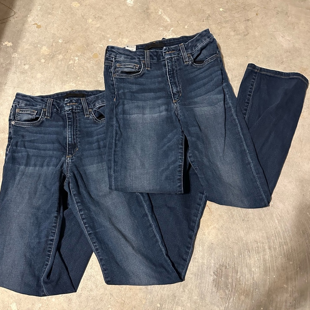 2 Pairs Joe's Hi Rise Honey Flawless Curvy Bootcut Jeans Size 27
